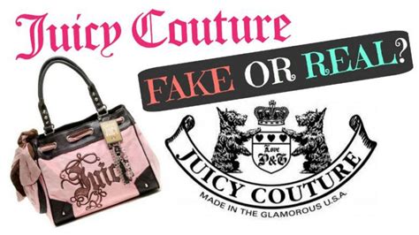 how to tell fake juicy couture bags|juicy couture bag identification.